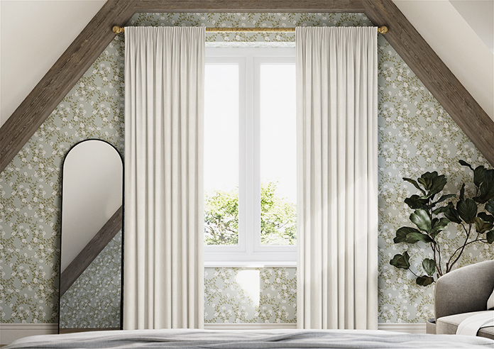 Faux Silk, Natural - Made to Measure Curtains - Image 3